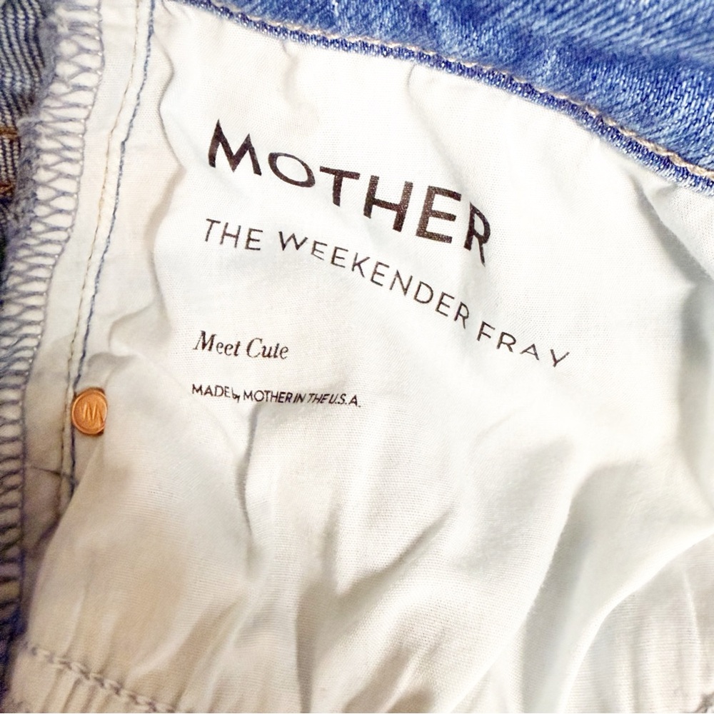 MOTHER The Weekender Fray Jeans Meet Cute 34 - Picture 8 of 9